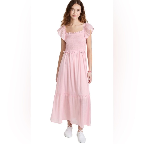 MOON RIVER Women's Smocked Dress - Picture 1 of 7